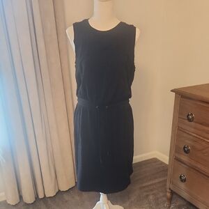 Simply Vera Vera Wang Sleeveless Black Midi Dress